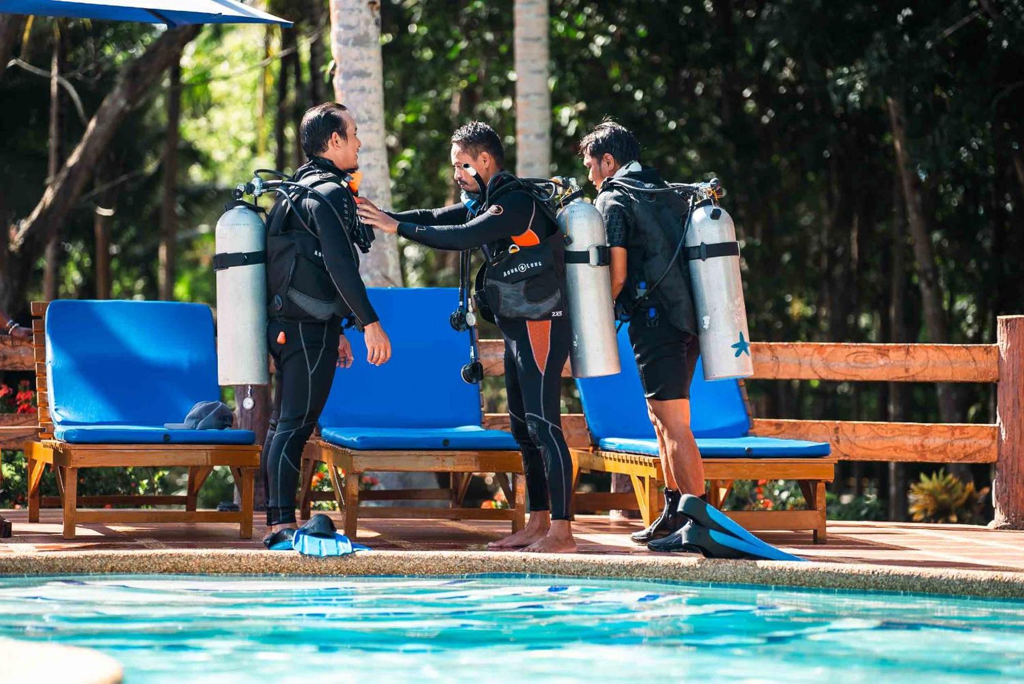 Blue Star Dive And Resort Anda  Exterior foto